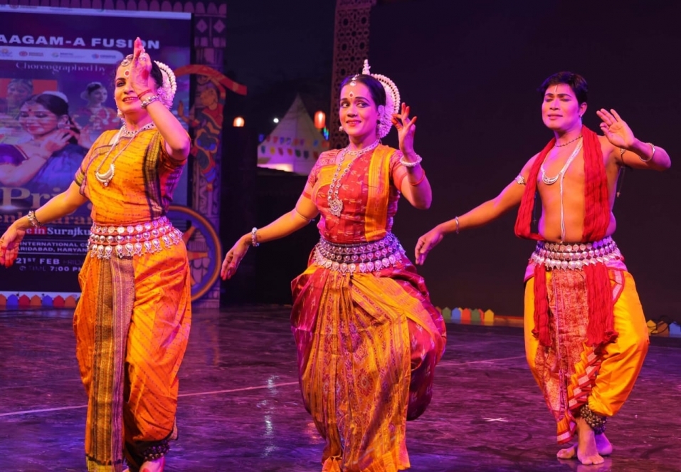 प्रिया वेंकटरमन के शास्त्रीय नृत्य ने समा बांधा सूरजकुंड मेले में...